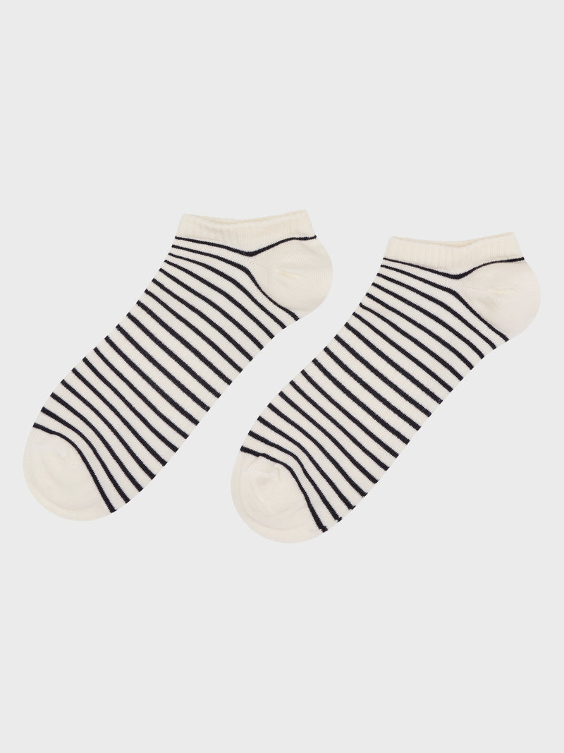 Klitmøller Collective ApS Short sock  Socks Cream/navy