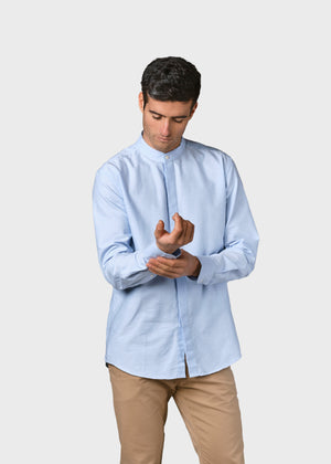 Klitmøller Collective ApS Simon shirt Shirts Blue melange