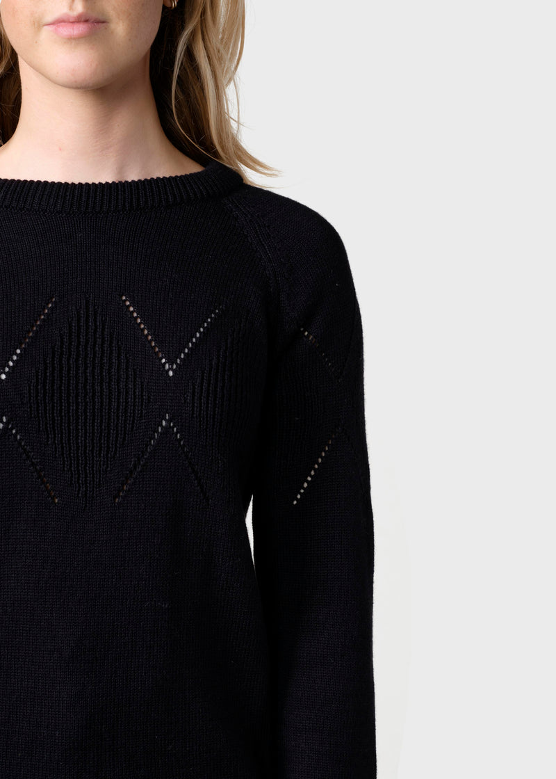 Klitmøller Collective ApS Thyra knit  Knitted sweaters Black